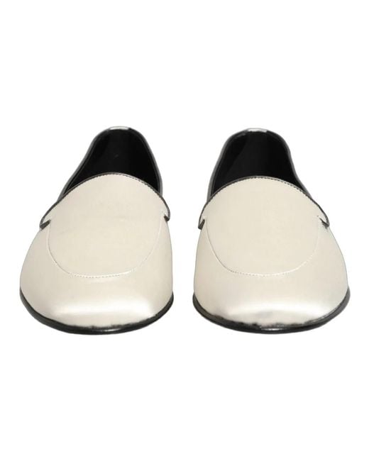 Dolce & Gabbana White Loafers for men