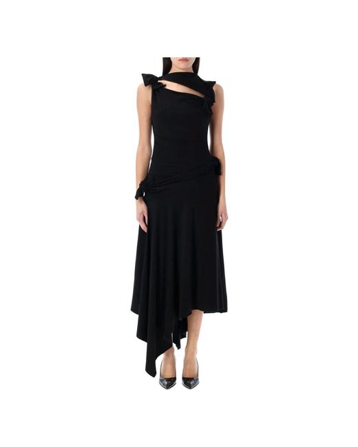 Acne Maxi Dresses in het Black