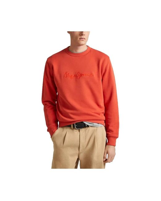 Pepe Jeans Red Sweatshirts for men