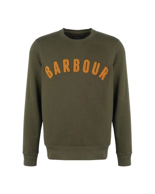 Barbour Green Prep Logo Sweatshirt for men