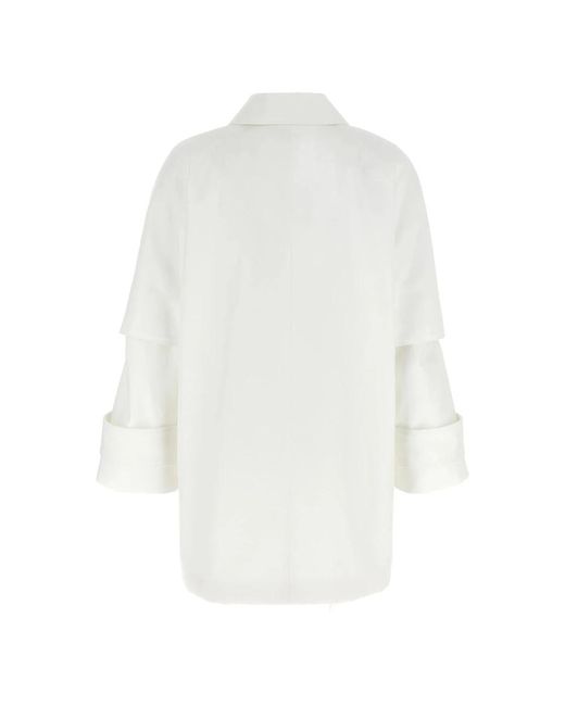 Max Mara White Trench Coats