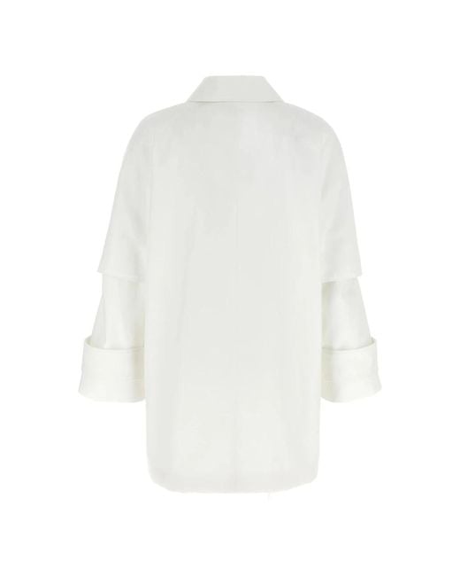 Max Mara White Trench Coats