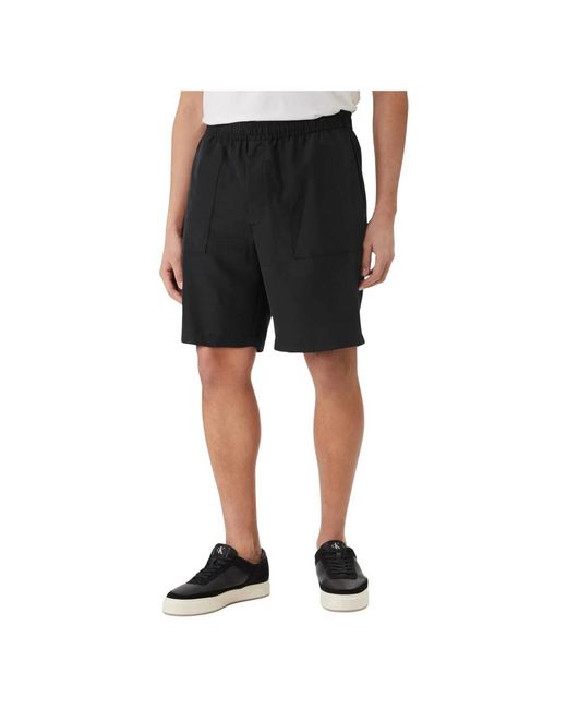 Calvin Klein Black Casual Shorts for men