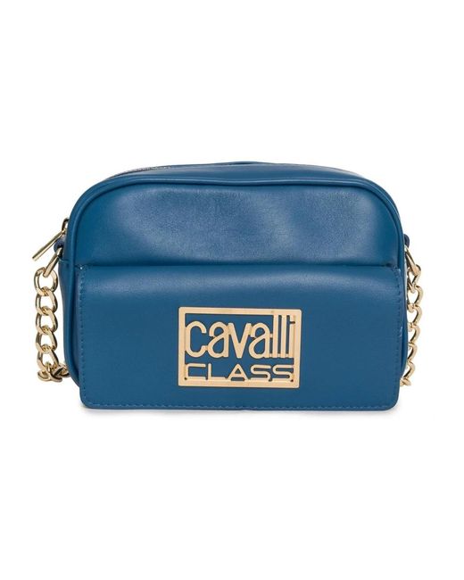 Class Roberto Cavalli Blue Shoulder bags