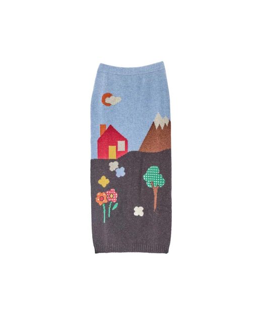 Moschino Women's Blue Midi Skirts
