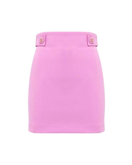 Blugirl Blumarine Pink Short Skirts