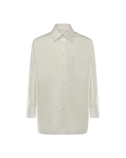 MM6 by Maison Margiela White Formal Shirts for men