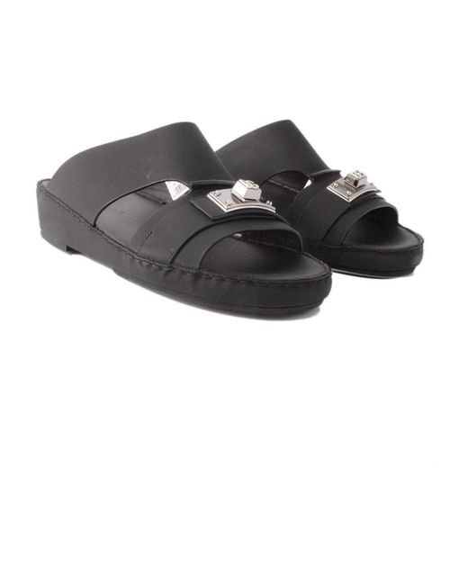Dolce & Gabbana Black Sliders for men