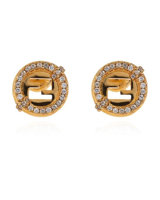 Fendi Metallic Earrings