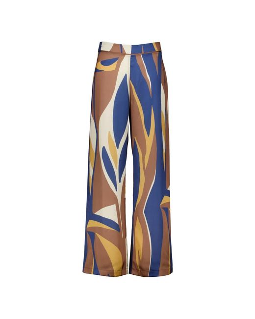 Nenette Blue Wide Trousers