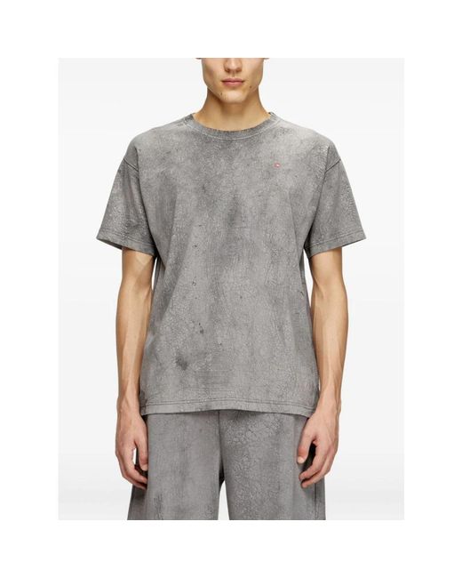 DIESEL Gray T-Shirts for men