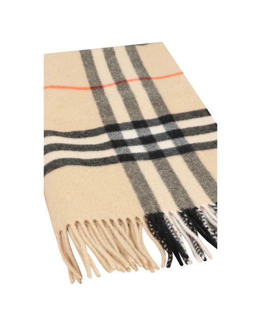 Burberry Natural Winter Scarves for men