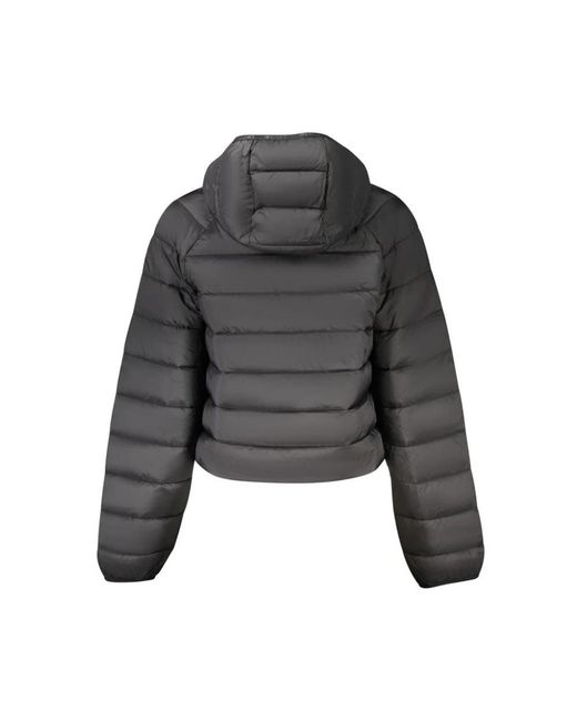 Calvin Klein Jassen ,Zwart ,Nylon Zwarte Nylon Damesjas in het Black