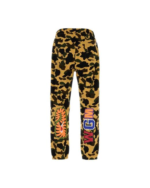 Sweatpants A Bathing Ape de hombre de color Yellow