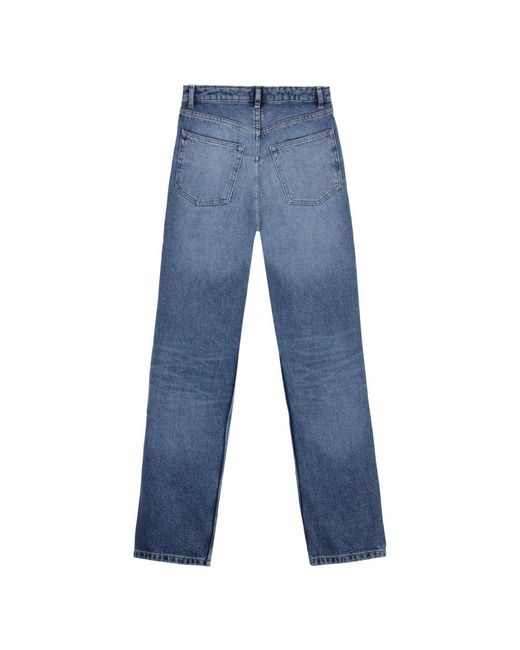 A.P.C. Straight Jeans in het Blue
