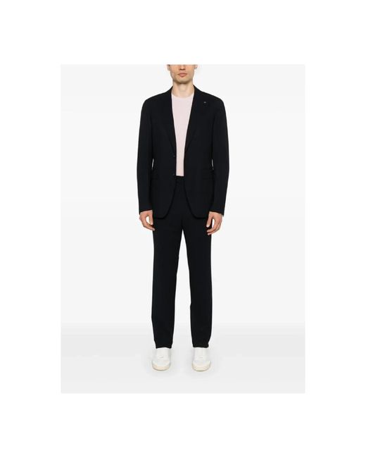 Single Breasted Suits Tagliatore de hombre de color Black