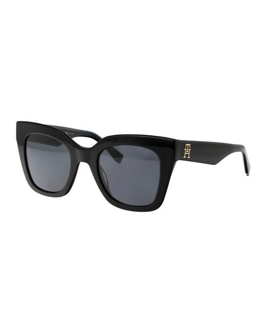 Tommy Hilfiger Black Stylische sonnenbrille th 2051/s