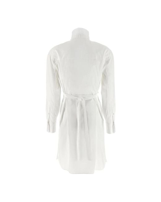 McQueen White Shirt Dresses