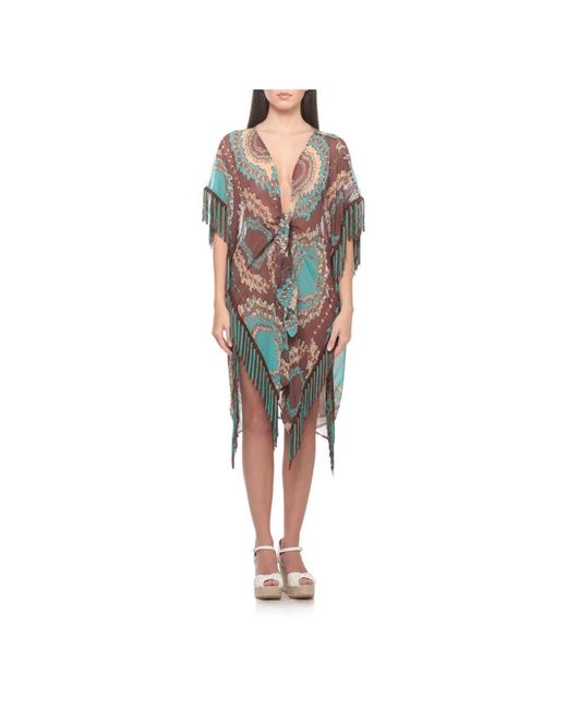 Miss Bikini Gray Ponchos