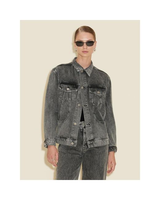 Holzweiler Jassen ,Grijs ,Denim Moderne Denimjack Met Klassieke Uitstraling in het Gray
