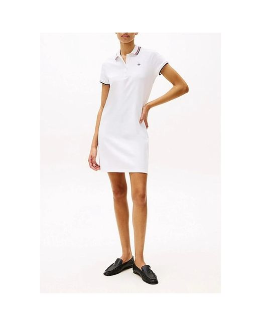 Tommy Hilfiger White Short Dresses