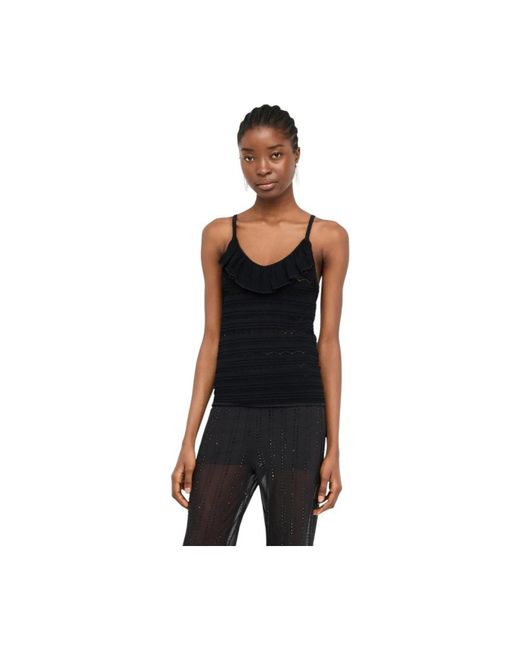 Liu Jo Black Sleeveless Tops