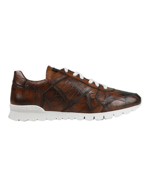 Kiton Brown Sneakers for men