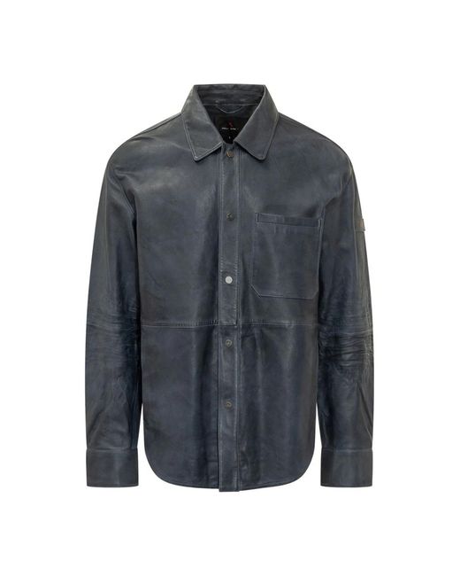 Leather Jackets Peuterey de hombre de color Blue