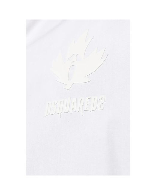 DSquared² Shirt mit logo in White für Herren