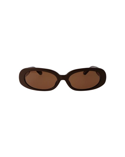 Linda Farrow Brown Stylische sonnenbrille für cara