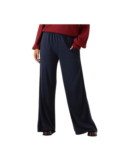 Moss Copenhagen Blue Blaue Lynette Hose Für Frauen