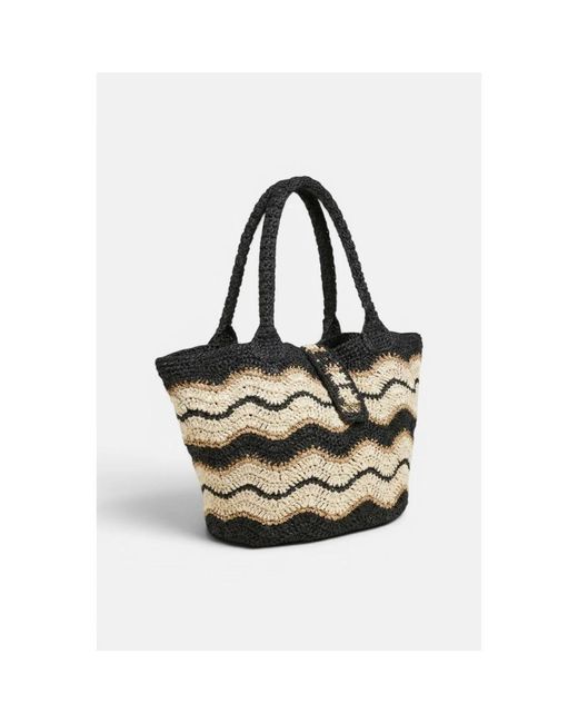 FK Black Tote Bags