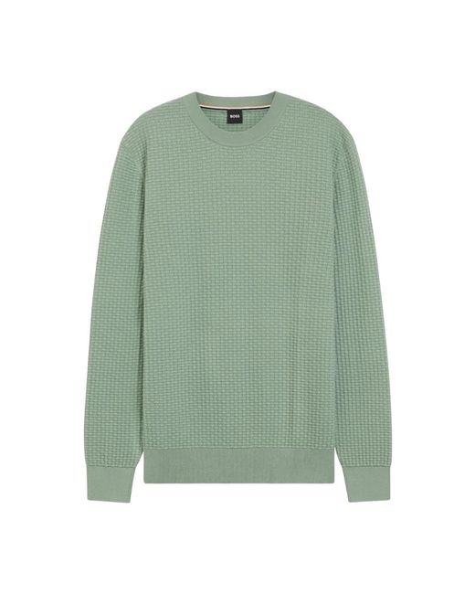 Boss Green Round-Neck Knitwear for men