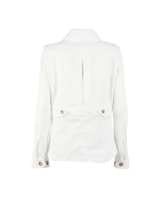 Fay Shirt Jacket Con Gancio in het White voor heren