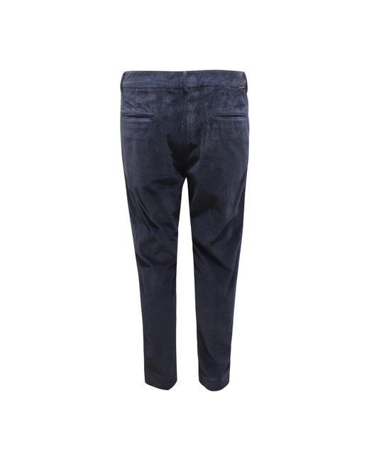 Brooksfield Broeken ,Blauw ,Fluwelen Broek Nachtblauw Model 205A.C 249 in het Blue voor heren