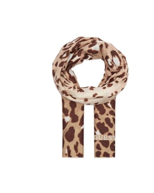 Guess Brown Winter Scarves