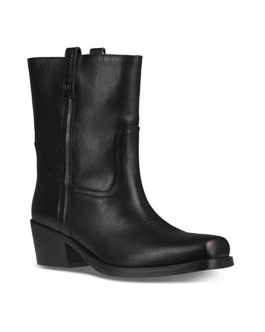 Max Mara Black Cowboy Boots