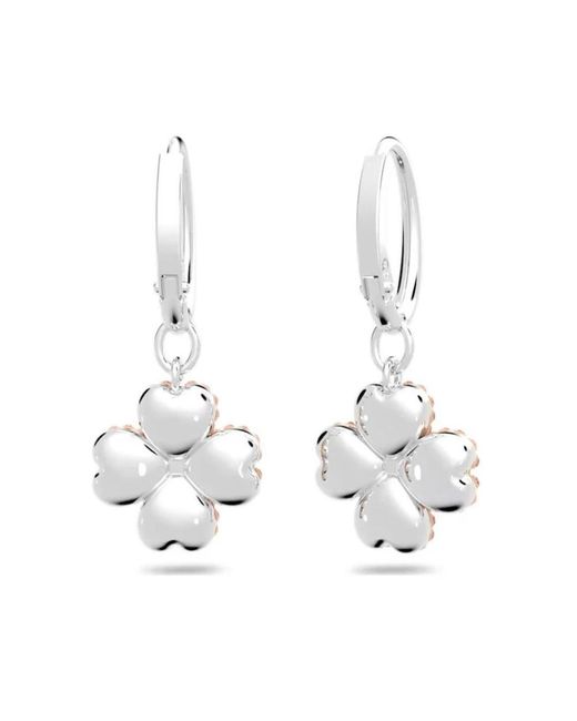 Earrings Swarovski de color Pink
