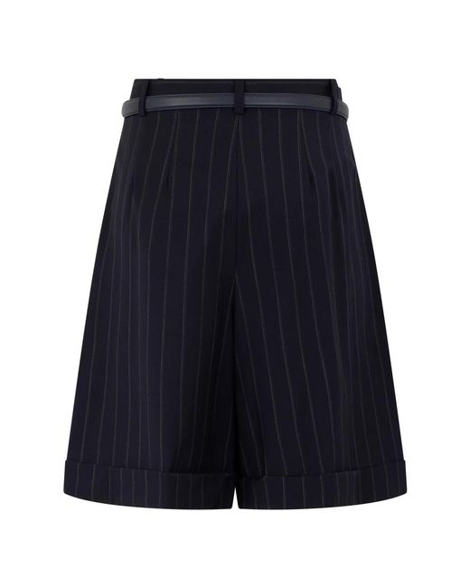 Max Mara Blue Casual Shorts