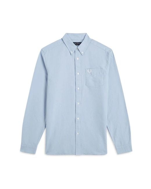 Fred Perry Blue Casual Shirts for men