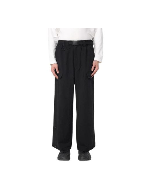 Wide Trousers Y-3 de hombre de color Black
