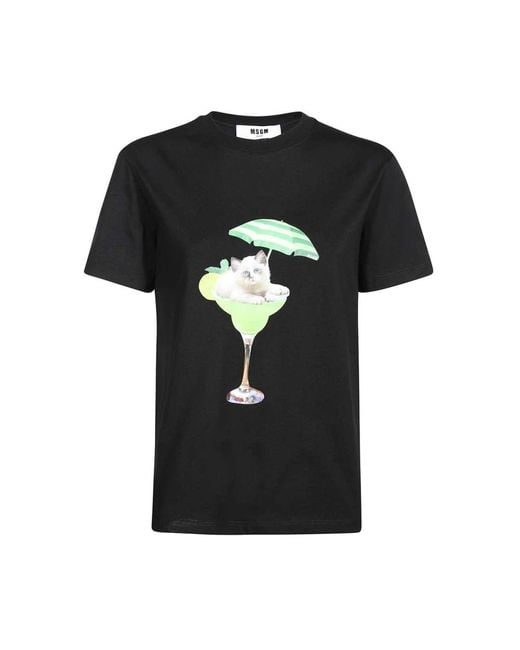 MSGM T-Shirts in het Black