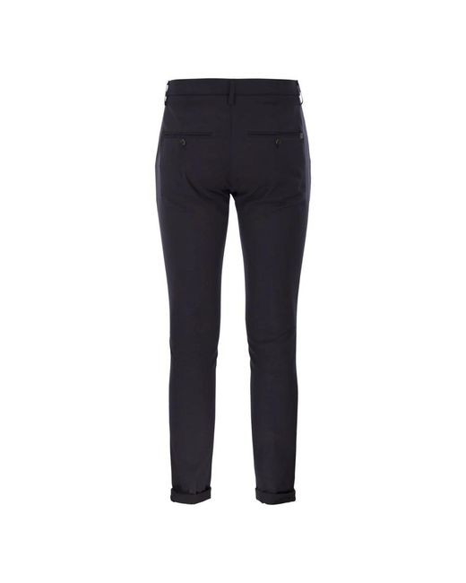 Dondup Blue Slim-Fit Trousers
