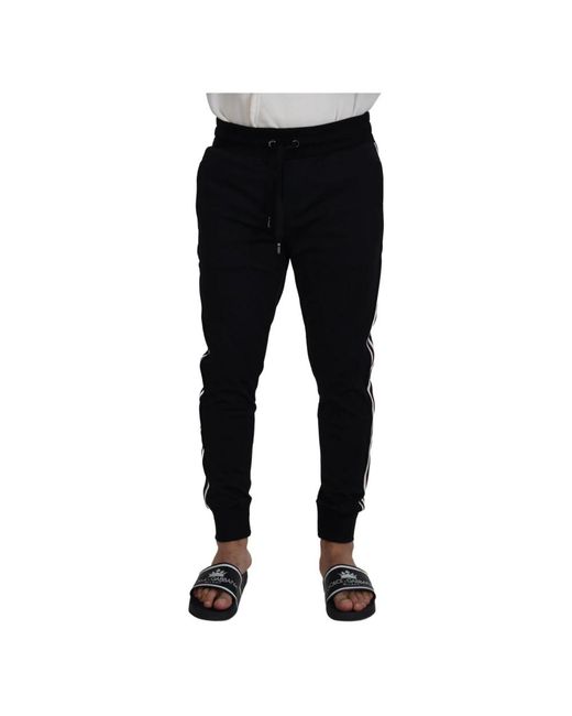 Dolce & Gabbana Sweatpants in het Black voor heren