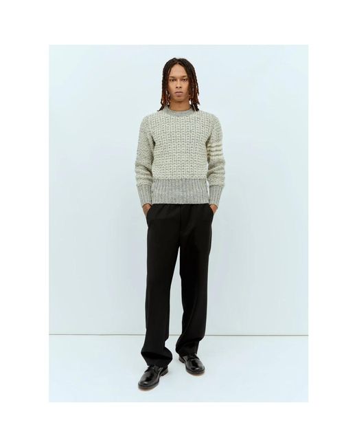Knitwear > round-neck knitwear Thom Browne pour homme en coloris Gray