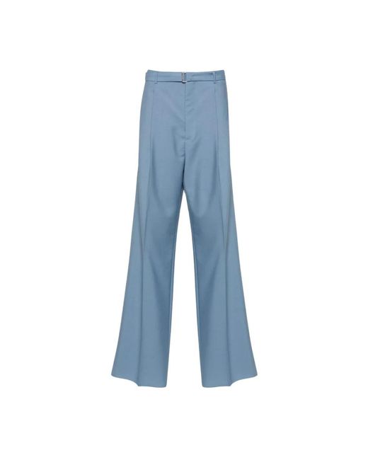 Lanvin Blue Wide Trousers for men