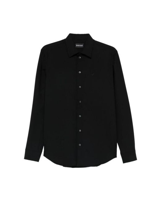 Emporio Armani Black Casual Shirts for men