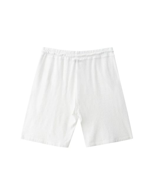 Gran Sasso Weiße baumwoll-bermuda-shorts in White für Herren