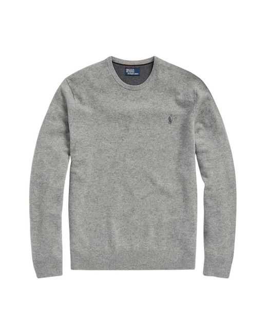 Polo Ralph Lauren Gray Round-Neck Knitwear for men