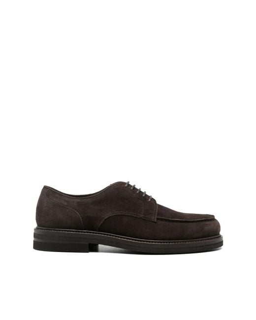 Henderson Brown Laced Shoes for men